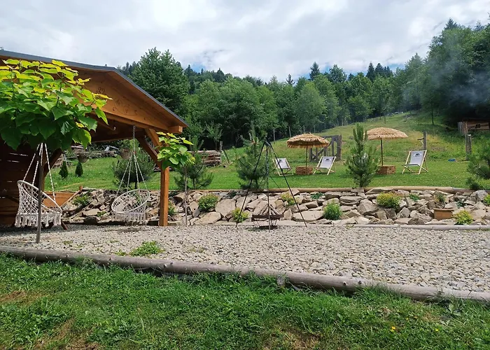 Domek Sielski Zakątek Pieniny ruska bania z jacuzzi