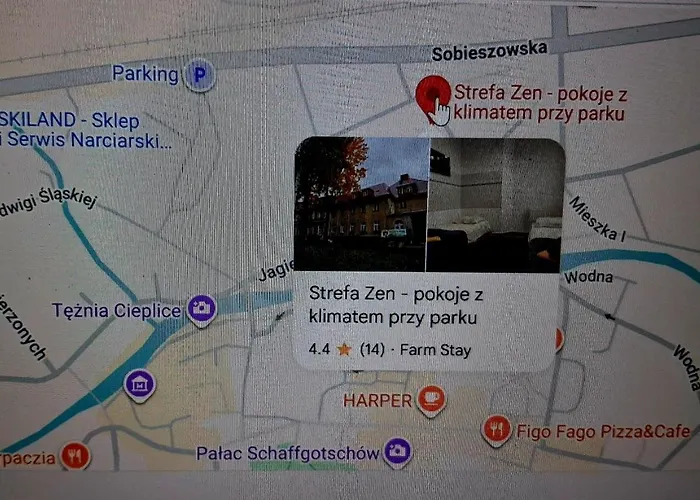 Strefa Zen pokoje z klimatem przy parku. Jelenia Góra, Polska