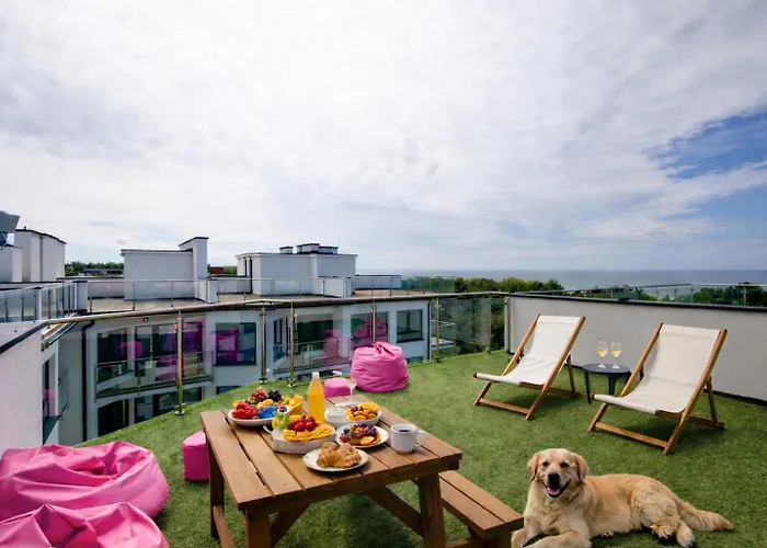 Rowy Comfort - Sea Comfort I Apartamenty z tarasami na dachu, widokiem na morze, 50 m od plaży