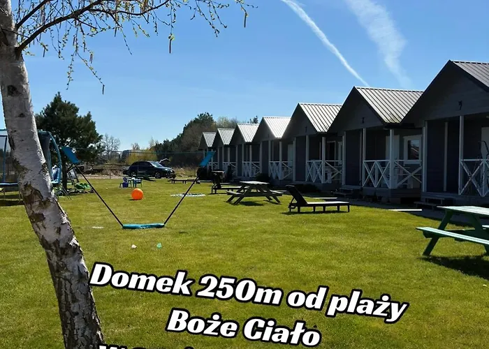 NOWE Domki letniskowe Pod Sosenką- 4min od morza! Wicie