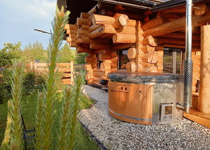 Na Wzgórzu Domki z Bali -Jacuzzi, Balia, Spa
