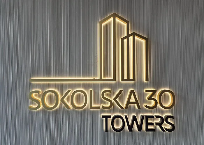 Sokolska 30 Towers Apartments -Parking- New- Lux- Sauna- Gym- And Good View
