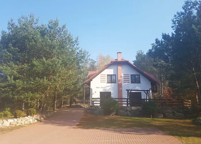 Agro Breza dom z kominkiem 80 metrów od jeziora - sauna, balia ogrodowa Lipusz, Polska