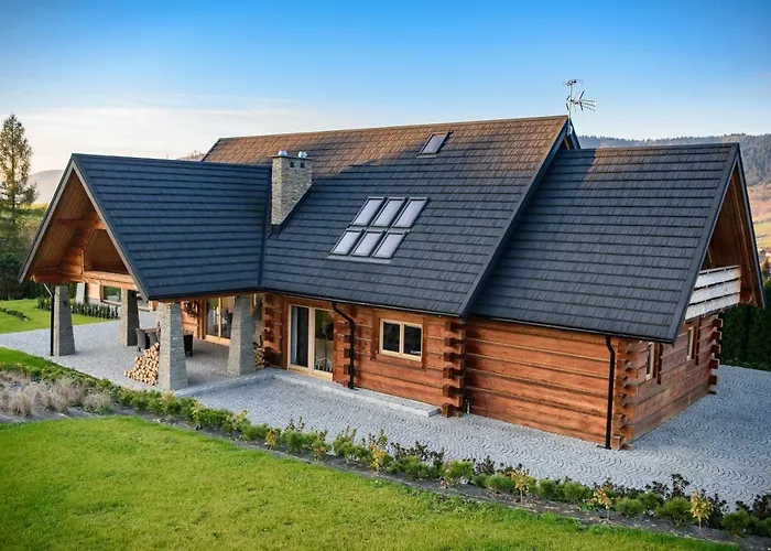 Łabowska Chata - Basen, Sauna, Grota solna