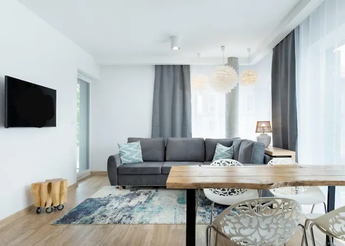 Apartament Sailor 7 Z bocznym widokiem na morze Ustronie Morskie, Polska